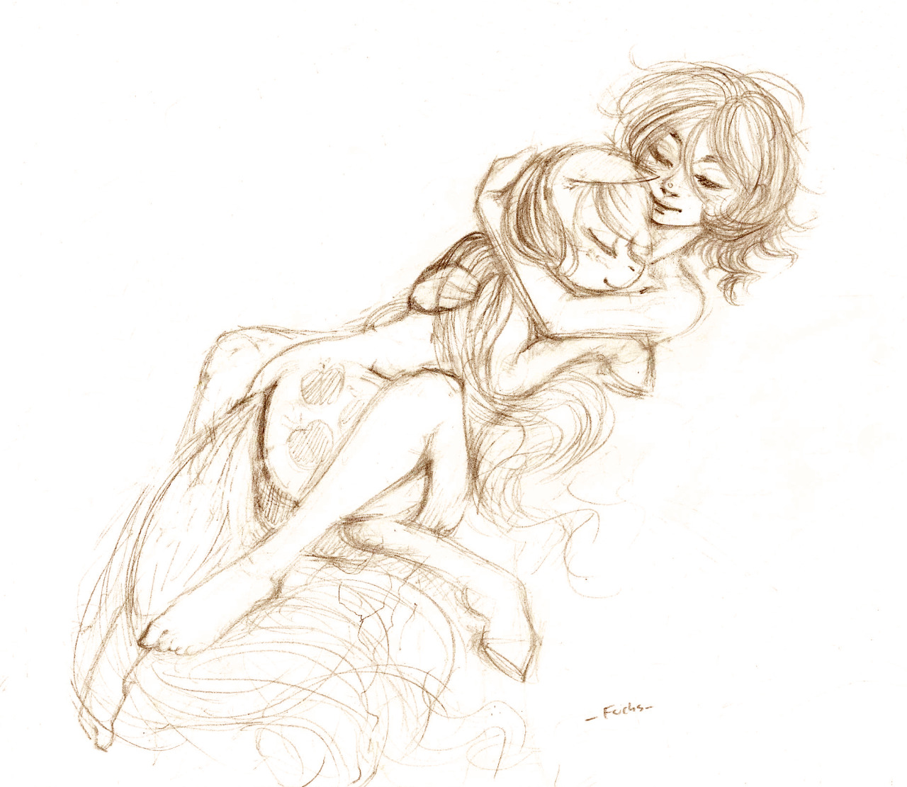 braddo-epon:  fuchs4chan:  sketchtime! “self insert” edition. i can´t really