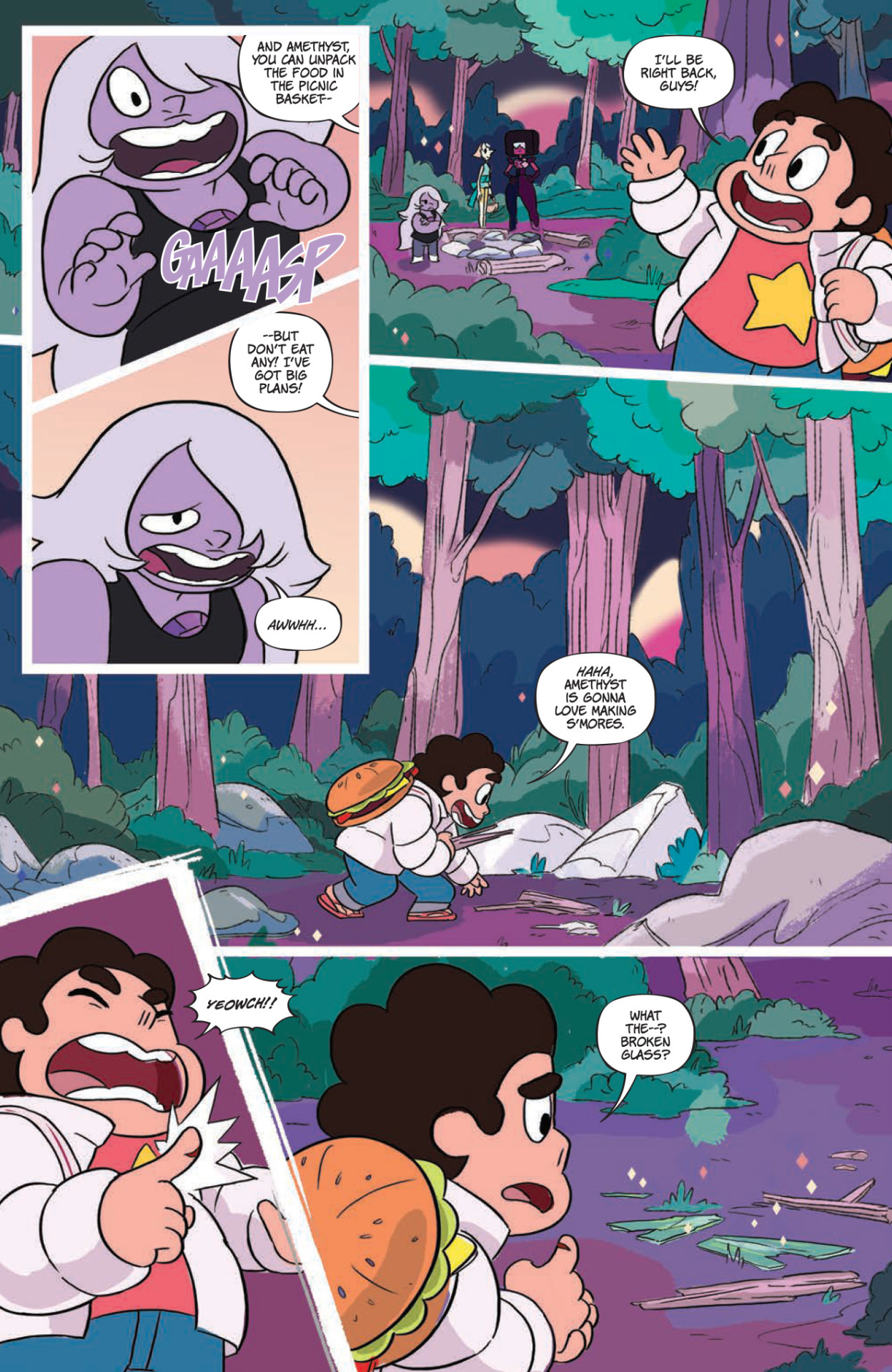 kaboomcomics:  NEW STEVEN UNIVERSE COMICS!!!!!!!! Ahem. Steven Universe and the Crystal