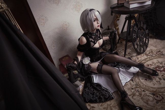 sexywaifucosplay:2B by coser席少http://weibo.com/3490666200