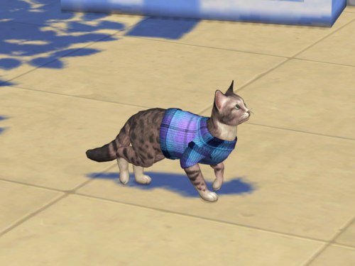 Pretty Kitty Sweaters6 patterns6 solid colorsrequires TS4 Cat & Dogscustom cas thumbDownload [SI