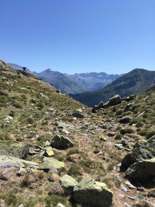 Vue sur les chaînes de Gèdre - 22 août 2019