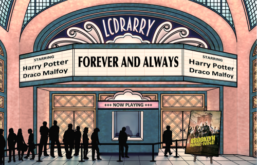 5 May | LCDrarry Double Feature | Fic: Forever and AlwaysPrompt: “Brooklyn Nine-Nine”,