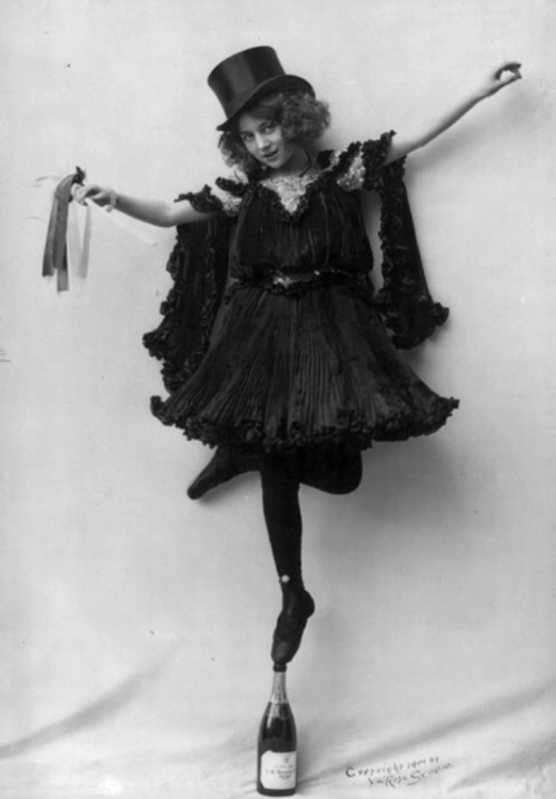 Champagne Bottle Dancer, circa 1904.