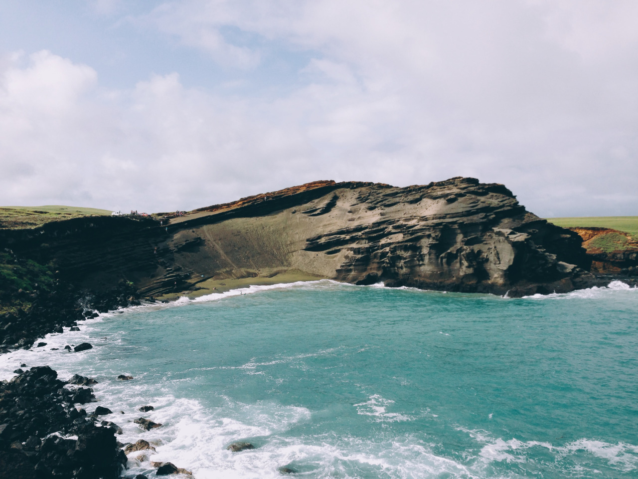 may-u-mi:  Green Sand Beach, Big Island. Hawaii, August 2014.