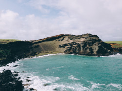 may-u-mi:  Green Sand Beach, Big Island.