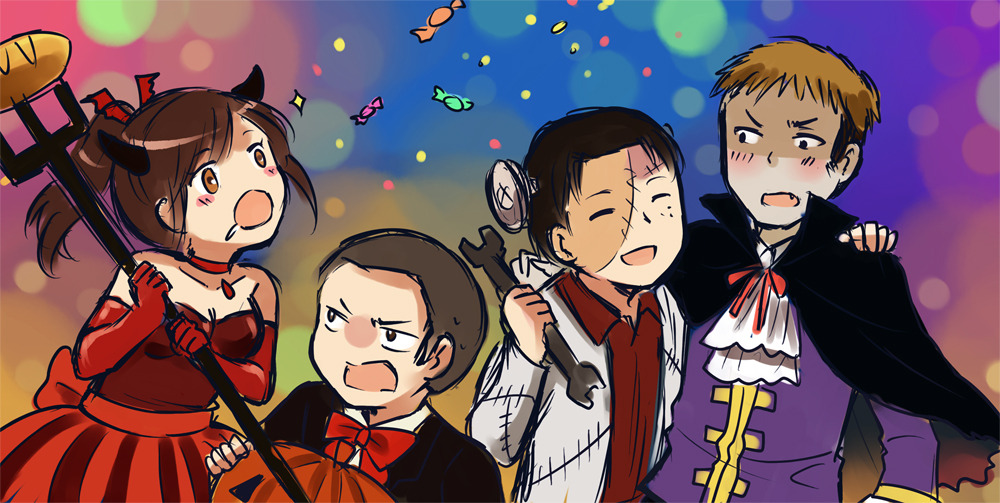 shingekinokyojins:  進撃のハロウィン落書き 