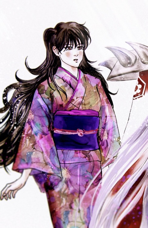 “Lord Sesshomaru gives me a different feeling than usual.”