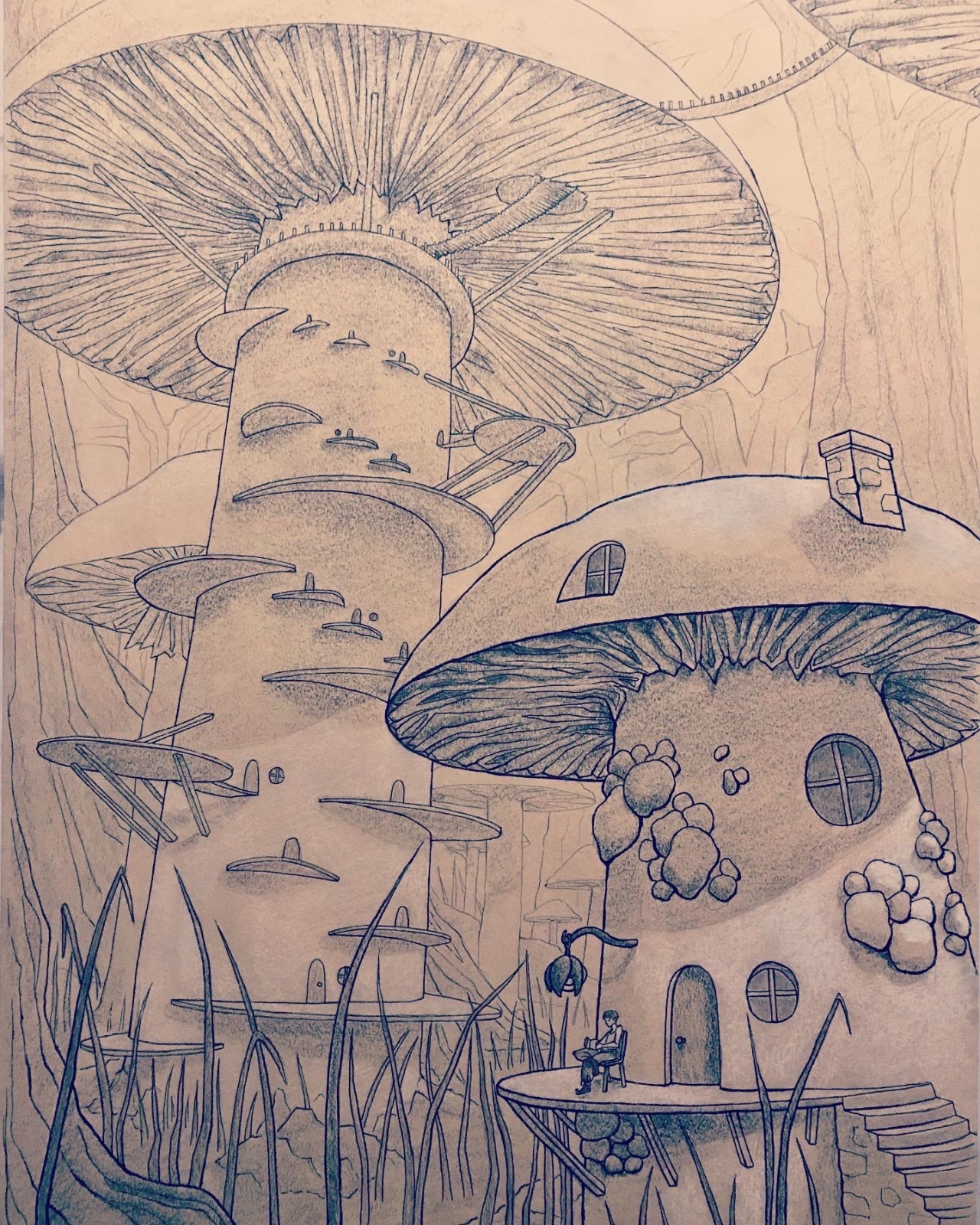 doodlethezen:You guys like mushroom houses right? 