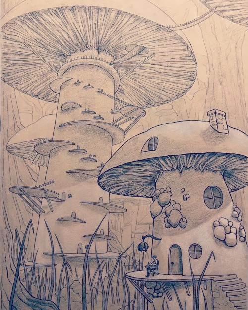 doodlethezen:You guys like mushroom houses right? 