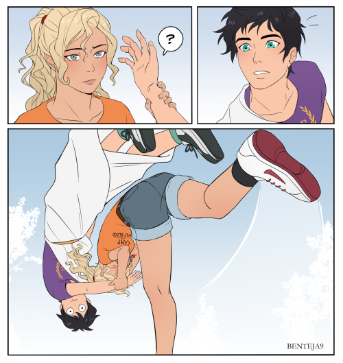 benteja: Percy and Annabeth’s Reunion! I love this moment, I had to draw it