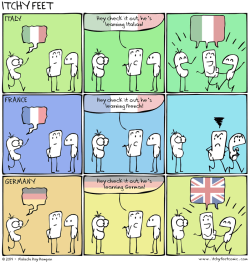 writing-in-the-rain:eorlsdotter: la-sicilienne: Reactions of people when you’re speaking their language. Is this true for you?http://is.gd/memrise  WITH SWEDISH IT GOES THE SAME AS WITH GERMAN  For England it’s “Hey check it out they’re learning