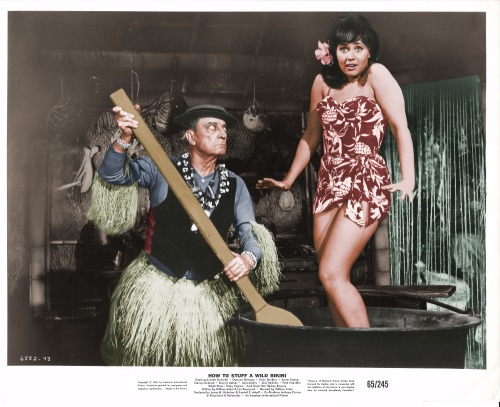Buster Keaton and Bobbi Shaw / HOW TO STUFF A WILD BIKINI (1965)