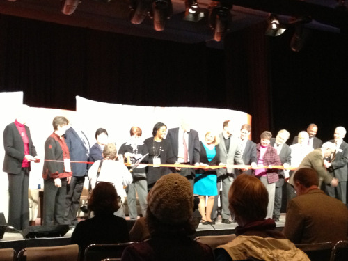 Ribbon cutting ceremony at ALA Midwinter!