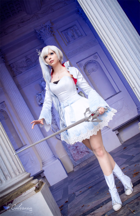  My Weiss Schnee (RWBY) costume <3!~~costume, make-up, model by me (http://facebook.com/calssara.