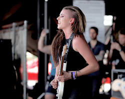 lynnsgunn:   Lynn Gunn of PVRIS performs during the Vans Warped Tour at Fairplex on June 19, 2015 in Pomona, California.  
