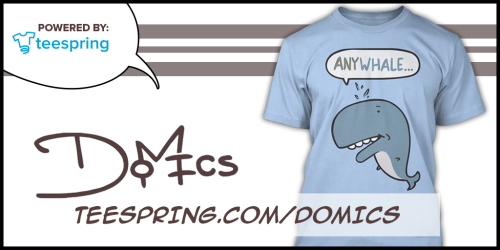 Hello, friends! The Anywhale shirt is now available on my Teespring page! (for a limited time)http:/