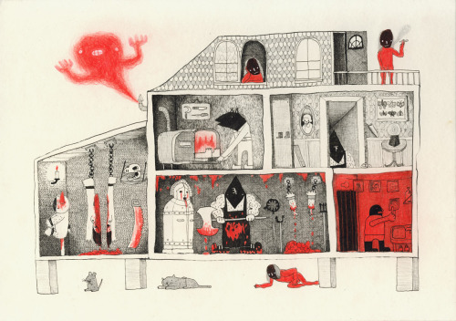red-lipstick:  Christopher Gołebiowski  (Gothenburg, Sweden) Untitled, 2010    Drawings