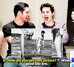 relentlessclimb:Tyler and Dylan complimenting each others abs