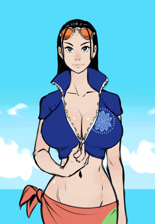 xizrax:sketch commission of Nico Robin from “One Piece” ;9