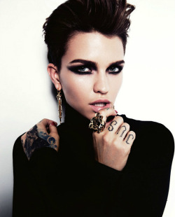 missdontcare-x:  Ruby Rose for GQ Australia 