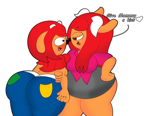 I think Lammy&rsquo;s mom is wanting more love for mothers day then Lammy thought. ;3
