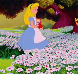 cohvenant:“All the flowers would have very extra-special powers. They would sit and talk to me for hours. When I’m lonely in a world of my own.” Alice in Wonderland (1951)