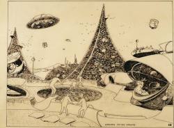 megaestructuras:  Pascal Häusermann | Concurso para la ampliación de la ciudad de Cannes | Francia | 1970 