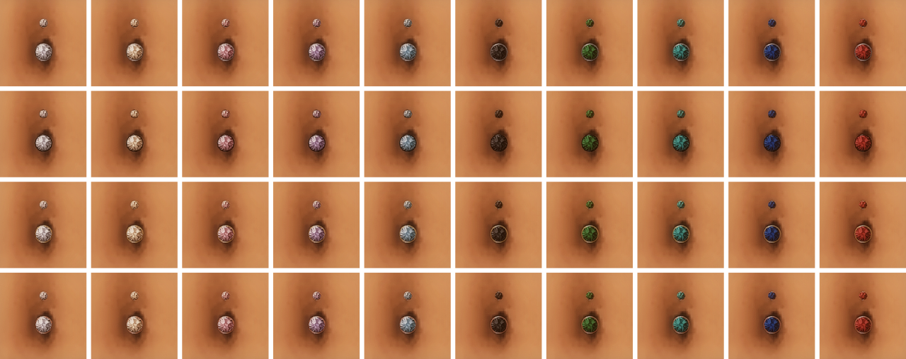 Belly Button Piercing's Code & Price - RblxTrade