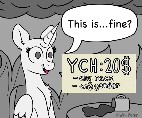 pink-pone:Multiple slots YCH! Anyone who wants one can message me! c:The background/oc will be fully