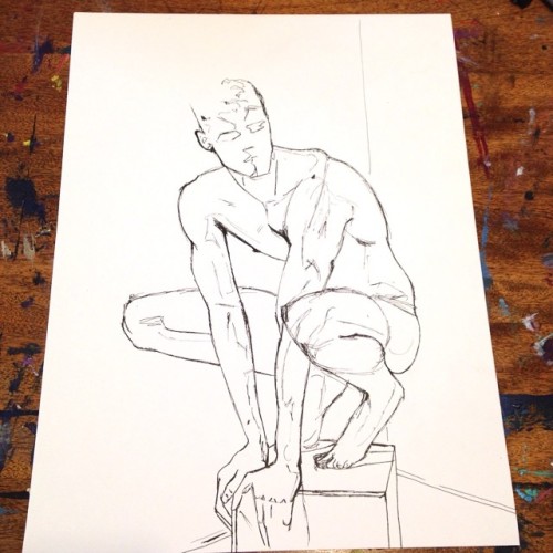 Anatomy Study#pen #anatomy #art #artist #draw #drawing #sketch #study #workinprogress #wip