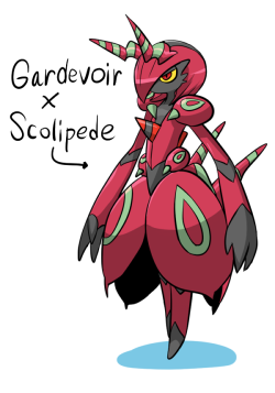 eevee-ray:  rariatoo:  pokemon fusion  THESE ARE SO COOL 