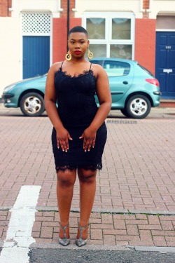 blackandkillingit:  @Chynageisha wearing a dress from houseoftroika.net 