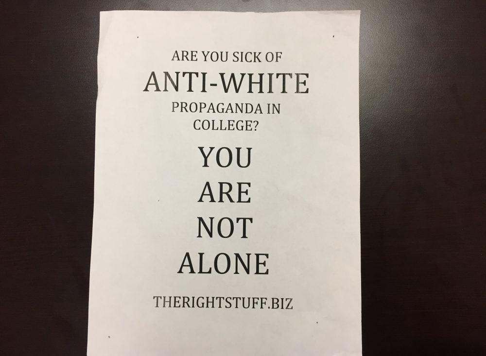 destinyrush:  WARNING:  If you see any kind of hateful racist fliers posted - be