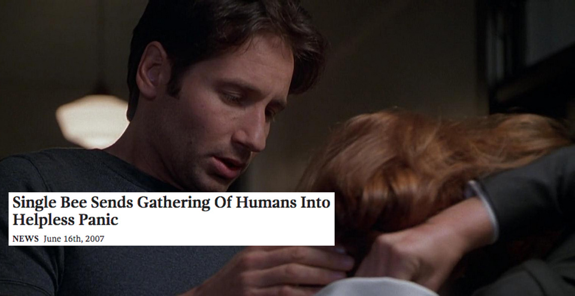 traiteurr:  The X Files + The Onion Headlines pt 3/?  