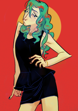 miradochu:  i dont even remember the context but liza once mentioned makishima in a black dress, and i had to