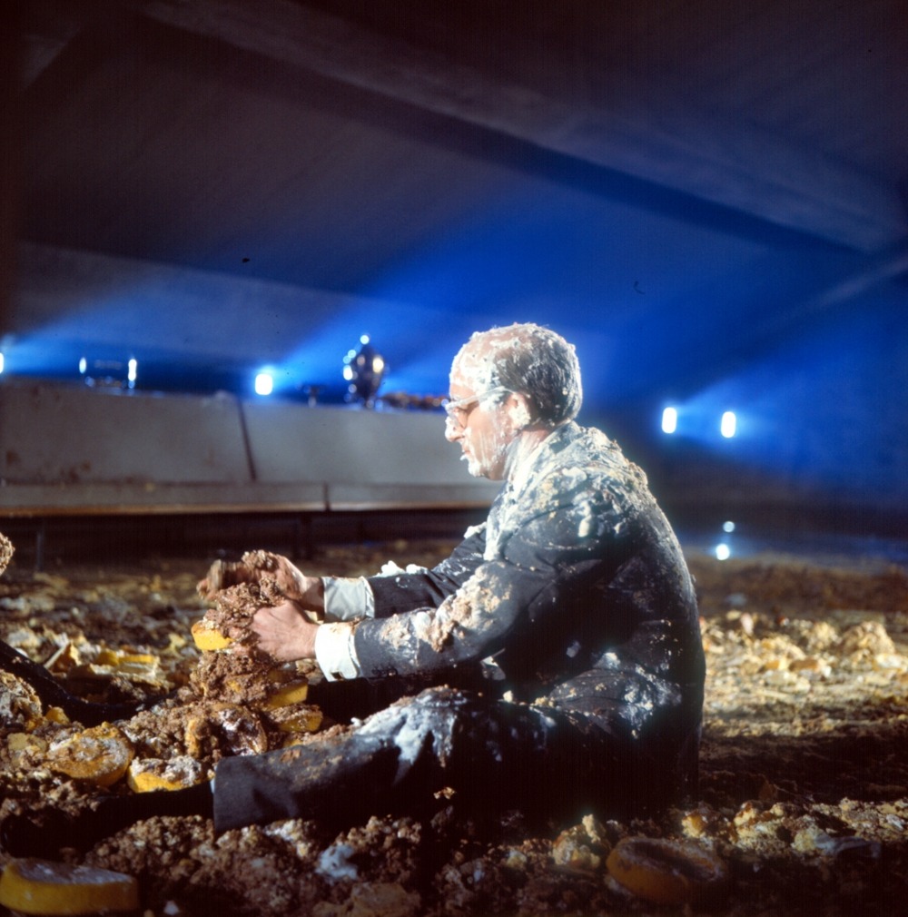 evilbjork:  Rare photos from the infamous deleted “Pie Fight” scene from Stanley