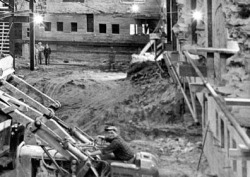 paranormalexpresso:  The White House Ghost Photo, Washington, DC, USA This photo was sent in by Bob Martin. Bob was reading David McCullough’s book “Truman”, and a photo of construction in the White House caught his eye. It was taken during remodeling