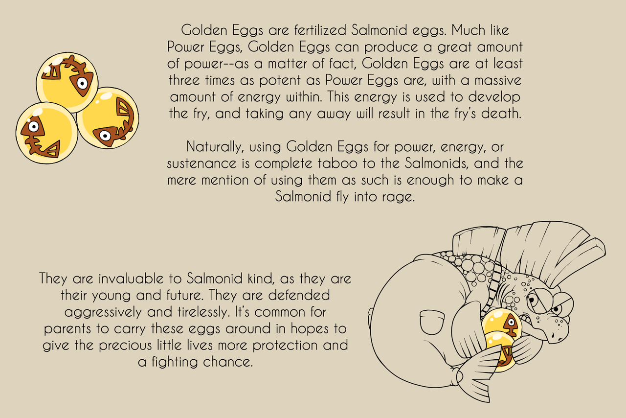 the jerma of splatoon tumblr, apparently — salmonid-ink: Eggs, eggs, eggs!  Welcome to the