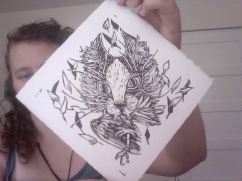 Found An Old Block I Hadn't Printed Yet. So I Fixed That Oversight. Edition Of 12. It's Meant To Be On