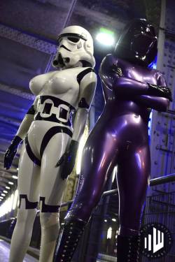 rubberreflections: Rubber Reflections - The best latex fetish images from the web and beyond Maria Schmidt May the fourth be with you ❤️ Pic by EigenART fotographie 