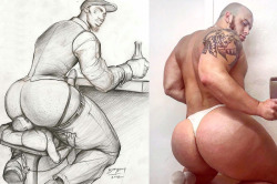 assofmydreams:    I always thought these drawings were a fantasy, but he really exists!   