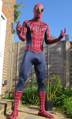 cycleracer:  Decided to put on my spiderman suit on today I think I liked it. 