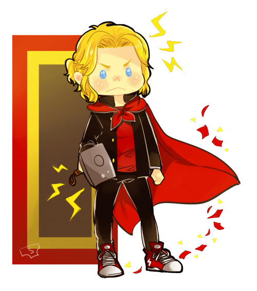 selevet:  What if our lovely superheroes are a bunch of High-schoolers. im sorry Loki.  