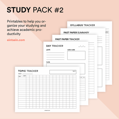 eintsein:Study Pack #2by EintseinIt’s a new year, and whether you’re looking to organize your curren