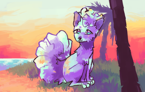 vrchimp: alolan vulpix, a fave :3