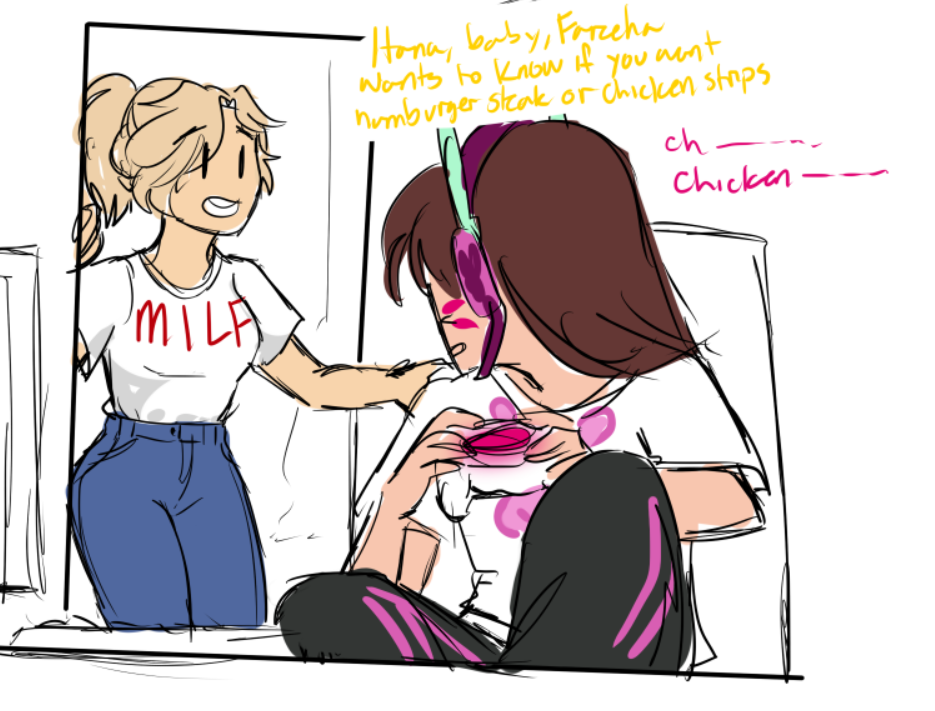 dogtit:  lena gave her the shirt. angela has no idea what it means. hana banned like