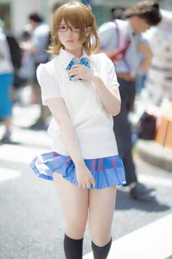 lyricalpascual:  |A goddess-like level cosplay of Hanayo Koizumi from Love Live. I need her in my life. (Cosplayer’s Twitter: https://twitter.com/nikukyu_s)