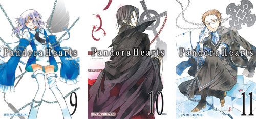 theladysilvermoon: Pandora Hearts volume 1-24 + Official Guides
