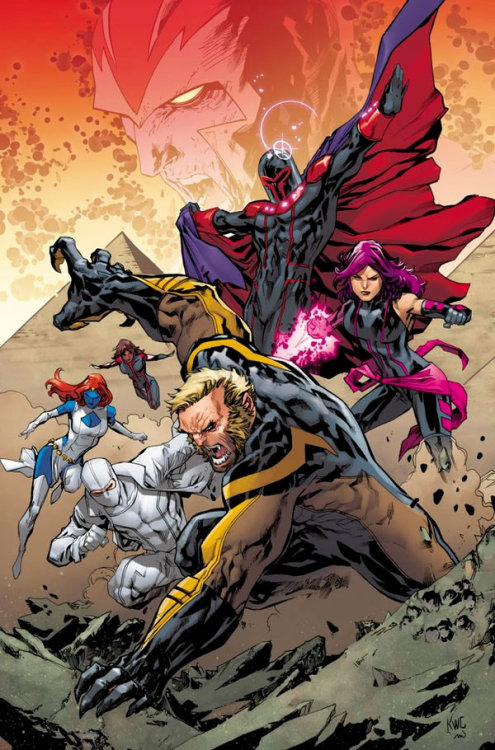 Uncanny X-Men vs Archangel by Ken Lashley