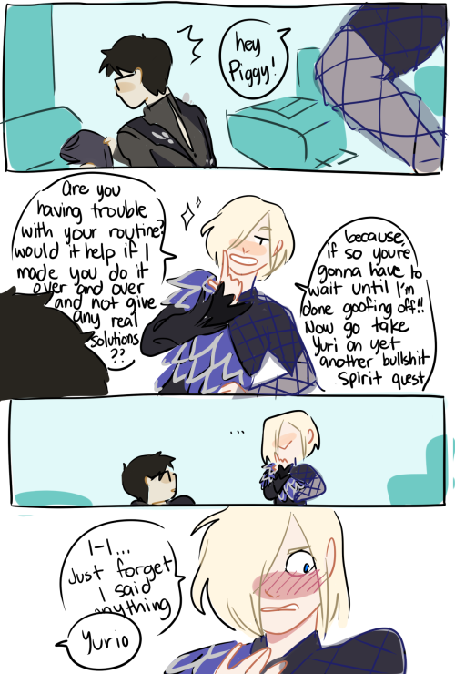 doodlesonice:  tfw when ur son and ur future husband are finally bonding but theyre doing it by roasting youdont tag as yuuri/victor/yurio pls yurio is their son whom they love